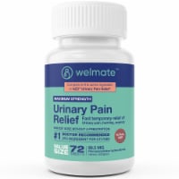 Welmate Urinary Pain Relief | Phenazopyridine Hydrochloride 99.5 mg  | 72 Count Tablets