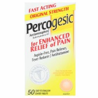 Percogesic® Enhanced Pain Relief Acetaminophen Tablets Perspective: Main