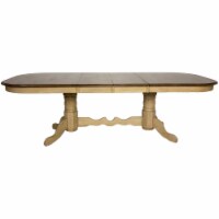 Sunset Trading Brook 96  Oval Double Pedestal Extendable Dining Table | Seats 10