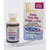 B Protected Pedia Poly-Vite Drops with Iron 1 2/3 fl oz Liq