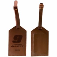 #9 Chase Elliott Officially Licensed Leather Luggage Tag Engraved