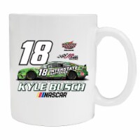 Nascar #18 Kyle Busch Ceramic Mug Car New for 2022 (White).