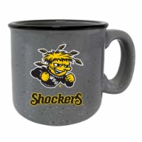Wichita State Shockers Speckled Ceramic Camper Coffee Mug - Choose Your Color Gray