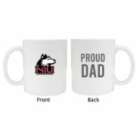 Northern Illinois Huskies Proud Dad Ceramic Coffee Mug - White