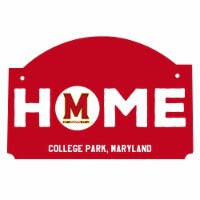 Maryland Terrapins Wood Sign with String