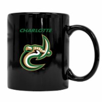 North Carolina Charlotte Forty-Niners Black Ceramic Coffee Mug 2-Pack (Black).