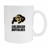 Colorado Buffaloes White Ceramic Mug (White).