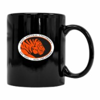 East Central University Tigers Black Ceramic Mug (Black).