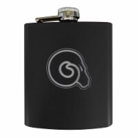 Albany State University Stainless Steel Etched Flask - Choose Your Color Black