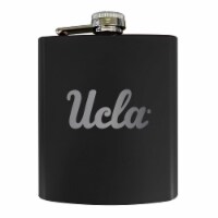 UCLA Bruins Stainless Steel Etched Flask - Choose Your Color Black