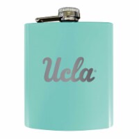 UCLA Bruins Stainless Steel Etched Flask - Choose Your Color Seafoam