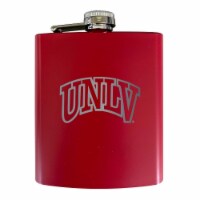 UNLV Rebels Stainless Steel Etched Flask - Choose Your Color Red