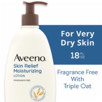 Aveeno Skin Relief Moisturizing Body Lotion Fragrance-Free for Very Dry Skin Perspective: Main