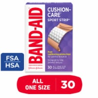 Band-Aid Cushion Care Extra Wide Sport Strip Bandages