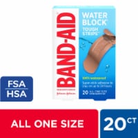 Band-Aid Brand Water Block Tough Strips Bandages