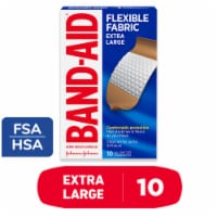 Band-Aid Brand Extra Large Flexible Fabric Adhesive Bandages