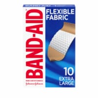 Band-Aid Brand Extra Large Flexible Fabric Adhesive Bandages