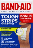 Band-Aid Tough Strips Waterproof Bandages Perspective: Main