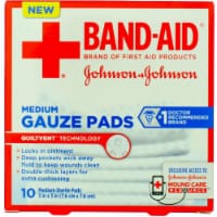 Band-Aid Medium Sterile Gauze Pads