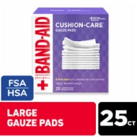 Band-Aid Large Sterile Gauze Pads