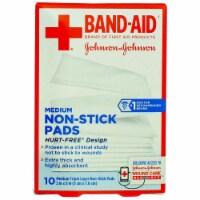 Band-Aid Medium Hurt-Free Non-Stick Pads