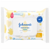 Johnson's® Hand & Face Baby Wipes