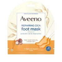 Aveeno® Prebiotic Oat & Shea Butter Repairing CICA Foot Mask