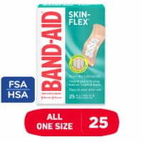 Band-Aid Skin-Flex Adhesive All One Size Bandages Perspective: Main