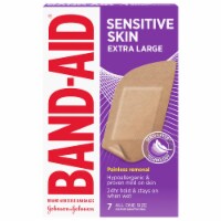 Band-Aid Sensitive Skin Extra Large Bandages Perspective: Main
