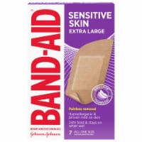 Band-Aid Sensitive Skin Extra Large Bandages Perspective: Main