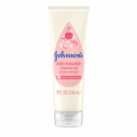 Johnson's® Creamy Baby Body Oil Coconut & Honeysuckle Scent Perspective: Main