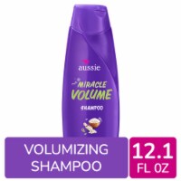 Aussie Miracle Volume Shampoo with Plum and Bamboo Paraben Free for Fine Hair Perspective: Main