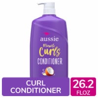 Aussie Miracle Curls Conditioner with Coconut Oil Paraben Free Perspective: Main