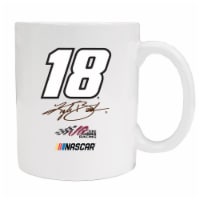 R and R Imports, Inc Kyle Busch #18 Ceramic White Mug New for 2020 (White).