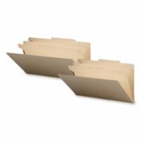 Smead Manufacturing Company  Folders- 2 Dividers- Legal- 14-.75in.x10in.- Manila
