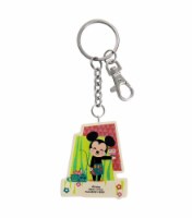 Disney Parks Minnie And Mickey Contemporary Keychain New With Tags