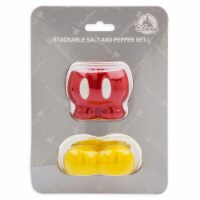 Disney Parks Mickey Mouse Stackable Salt And Pepper Set New With Box