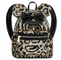 Disney Parks Minnie Mouse Mini Backpack Leopard Print Animal Kingdom New With Tag