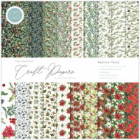 Craft Consortium Double-Sided Paper Pad 12"X12" 30/Pkg-Festive Flora