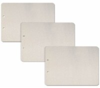 Ciao Bella Album Binding Art Shaped Pages 3/Pkg-Horizontal Rectangle, 8.625 X6.25