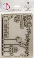 Ciao Bella Album Binding Art Shaped & Carved Pages 5/Pkg-Baby Treasure, 8.625 X6.25
