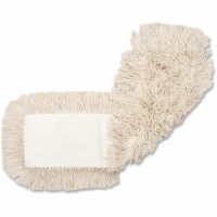 Genuine Joe GJO24500CT 24 x 5 in. Disposable Cotton Dust Mop Refill - Natural