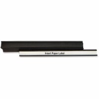 MasterVision Magnetic Data Cards - 0.5  x 6  x - 1 Each - Black