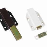 Lamp Magnetic Catch,Push-to-Open,Plastic  ML-120/BRN