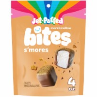 Jet-Puffed Marshmallow Bites S'mores Flavored Coated Marshmallows