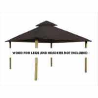 ACACIA AGOK12- KONA 12 sq. ft. Gazebo Roof Framing & Mounting Kit with Kona Outdura Canopy