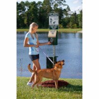 Dogipot 1003HP-L Aluminum Header Pack Pet Station- Forest Green
