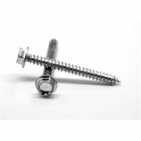 ASMC Industrial No.12-14 x 0.75 Hex Washer Head Type AB Sheet Metal Screw, 18-8 Stainless Ste Perspective: Main