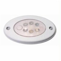 Innovative Lighting 6-LED Oval Recess Compartment Light White with  White Bezel
