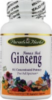 Paradise Herbs Panax Red Ginseng Vegetarian Capsules Perspective: Main